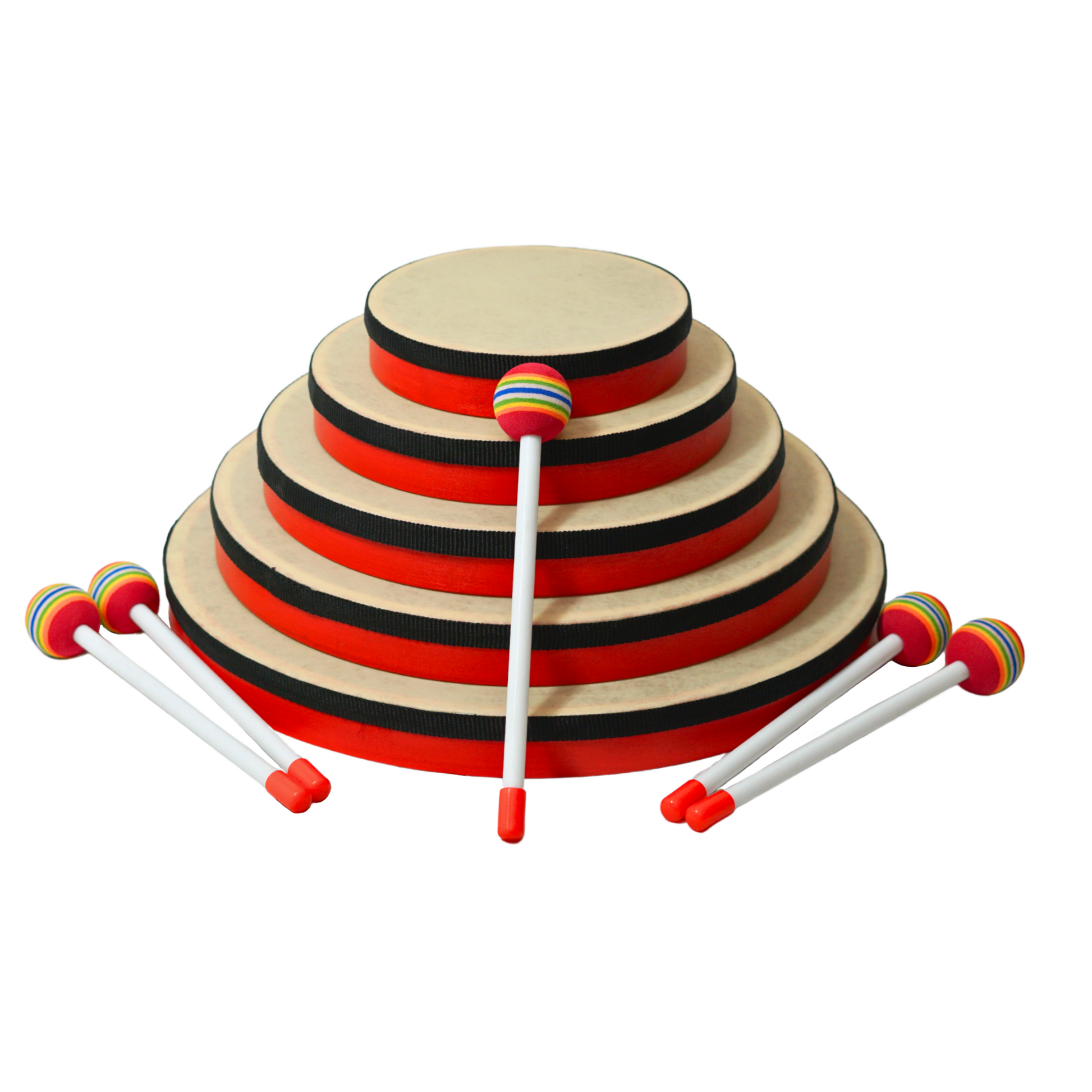 Hand Drum with Mallet 5 Sizes