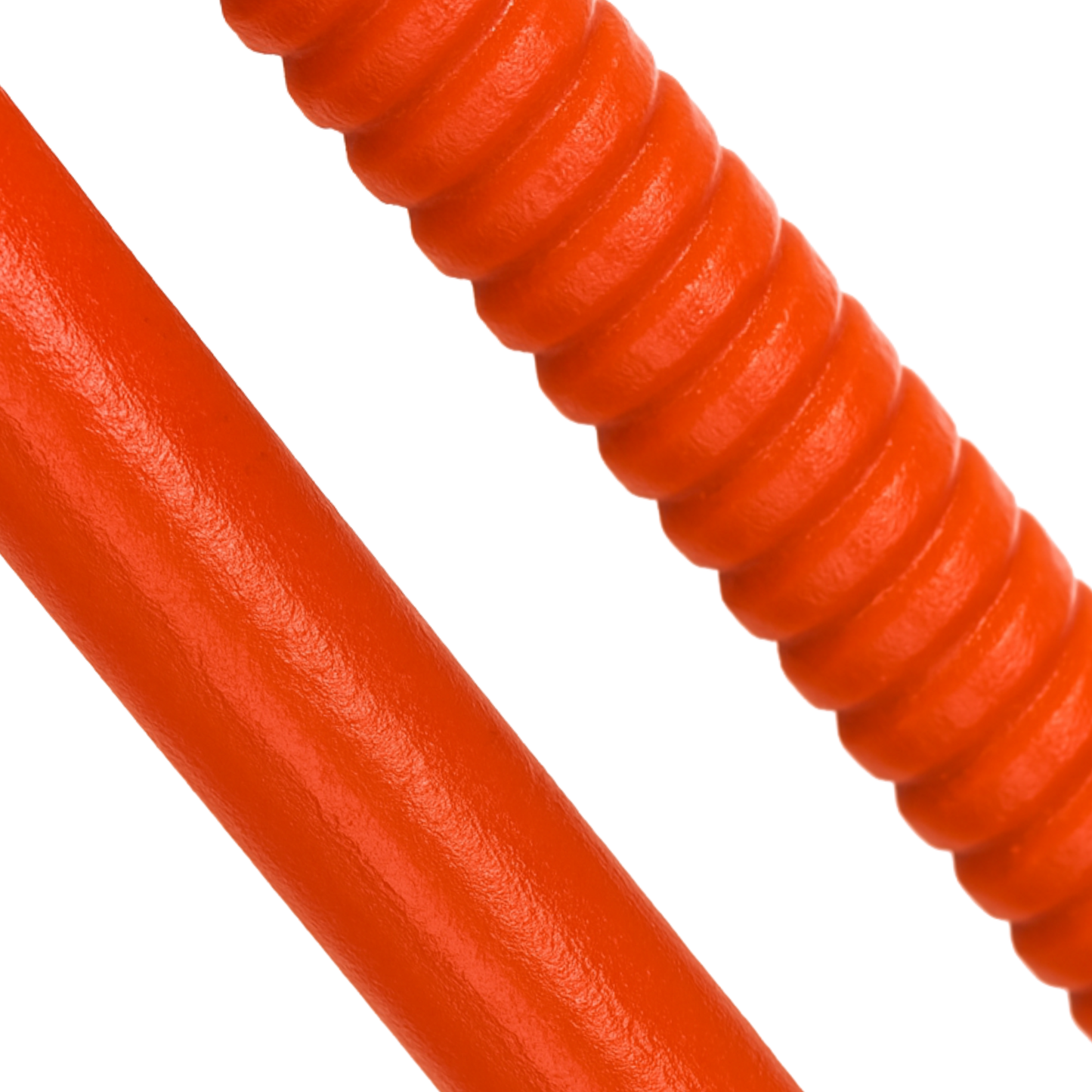 Bâtons de rythme pour enfants, cannelé et lisse, orange- E632T