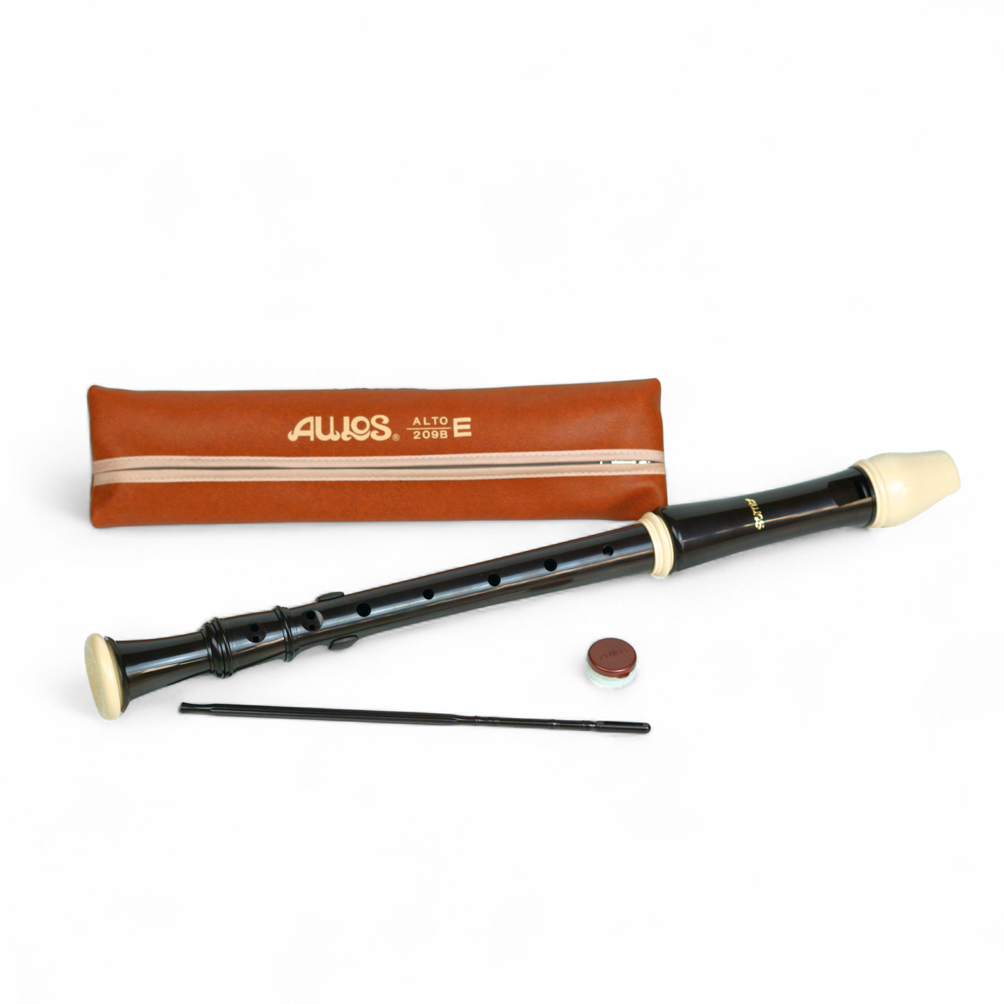 AULOS 3-Piece English/Baroque Alto Recorder - E209 - Aulos
