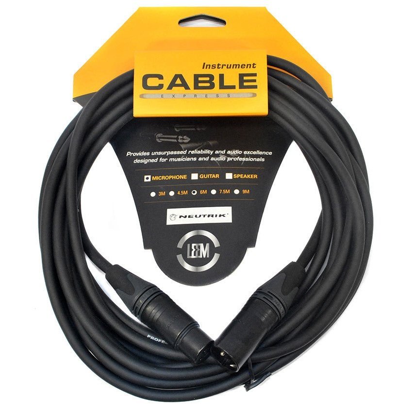Leem 20ft Microphone Cable XLR-XLR - BML-20 - Empire Music Co. Ltd--Leem