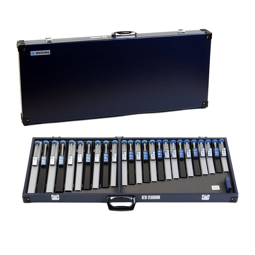 SUZUKI ToneChimes 25-Note Chromatic Set - HB-250 - Empire Music Co. Ltd-Hand Bells & Chimes-Suzuki
