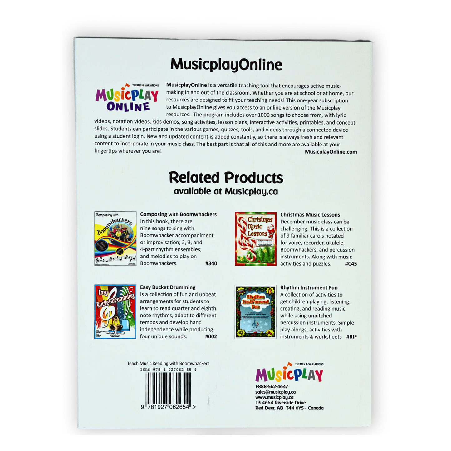 Teach Music Reading with Boomwhackers by Denise Gagné - Q345 - Empire Music Co. Ltd-Books-EMUS