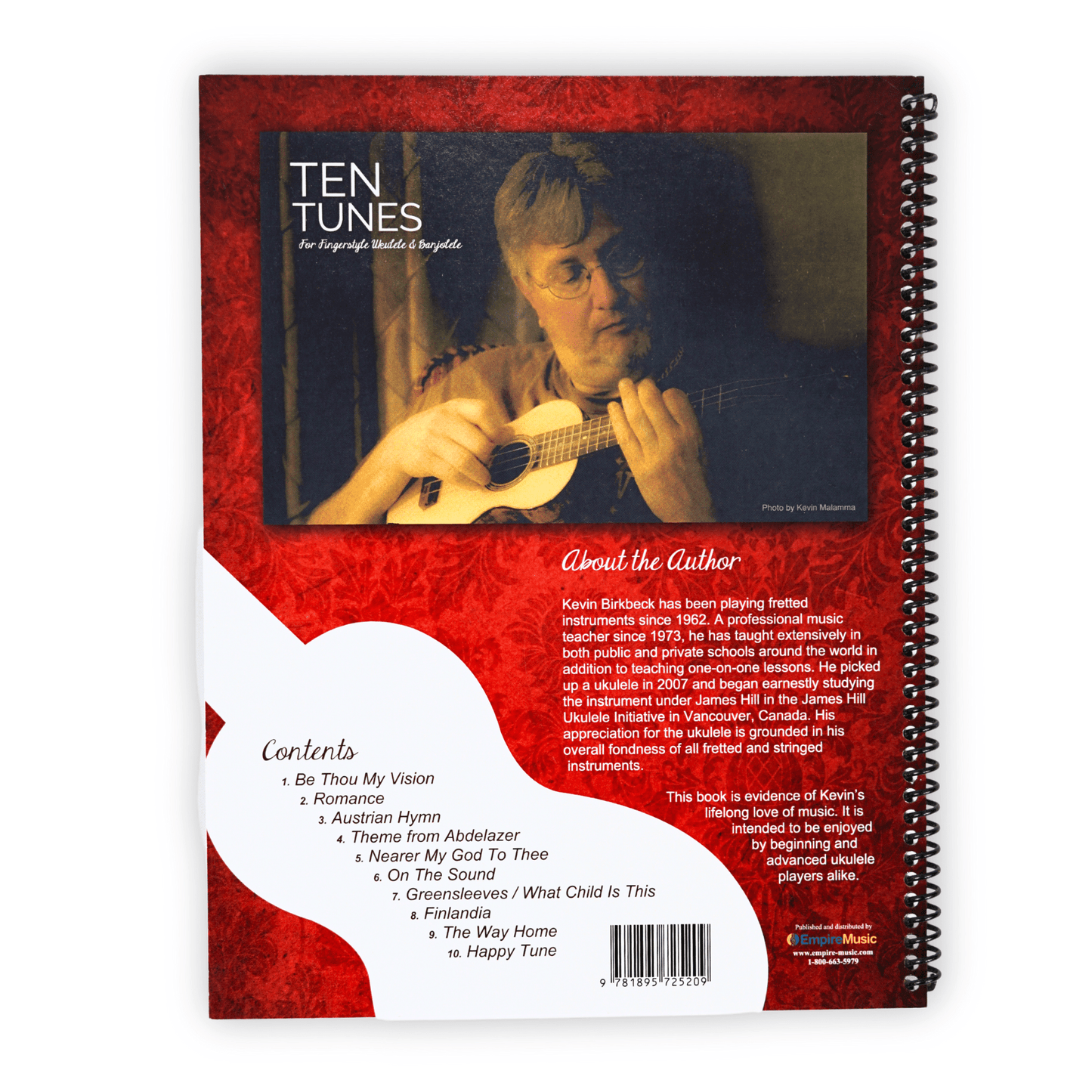 Ten Tunes for Fingerstyle Ukulele and Banjolele - KB-10 Tunes - Empire Music Co. Ltd-books-EMUS