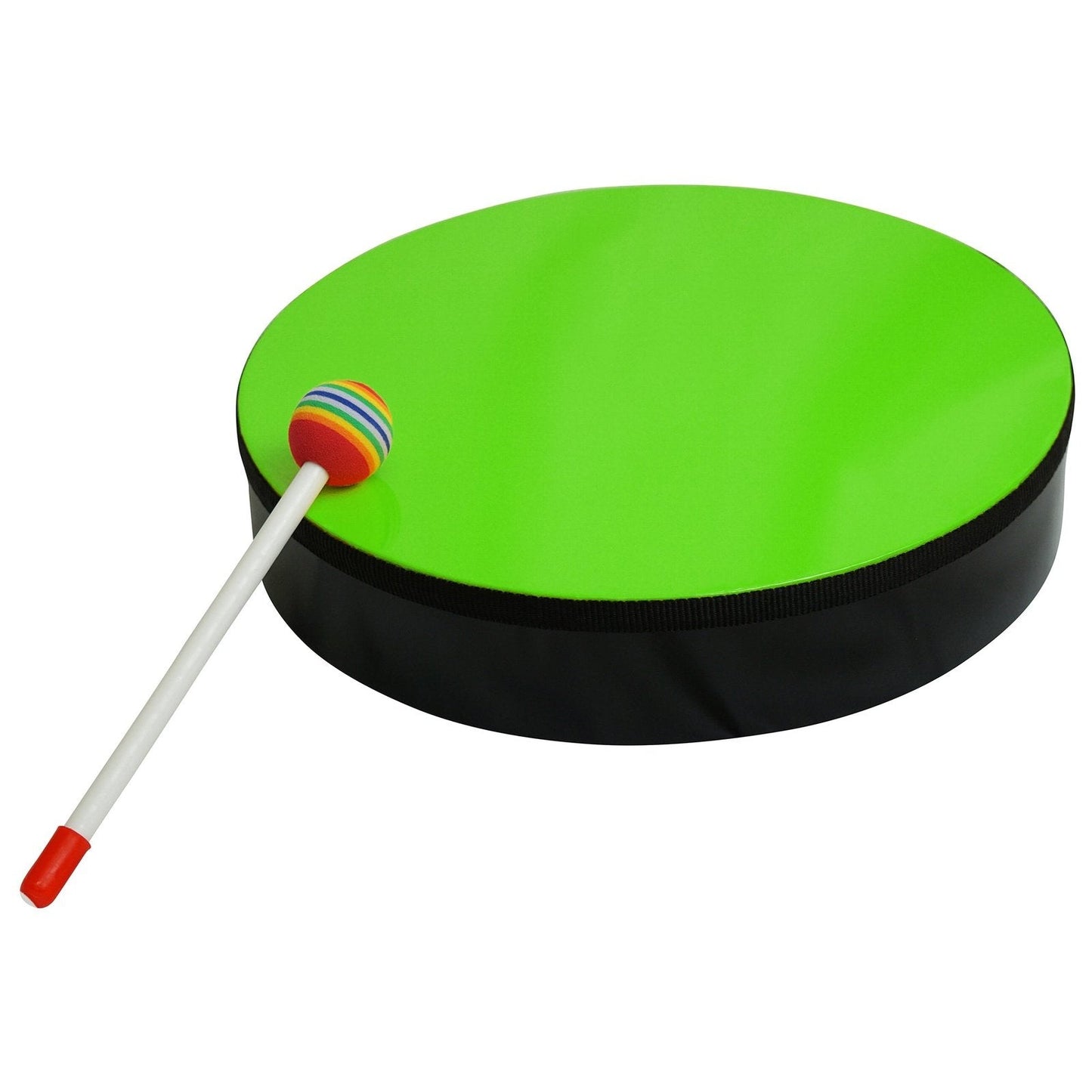 GMP Hand Held Drum w/ Mallet, Green (4 Sizes) - Empire Music Co. Ltd--Groove Masters Percussion