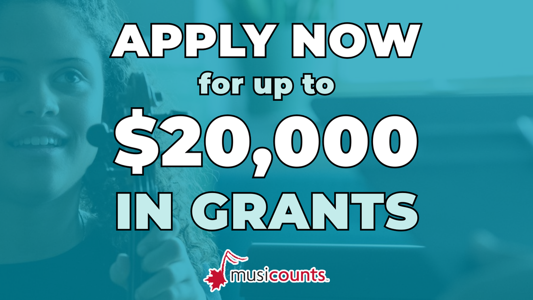 MusiCounts School Music Funding: Apply Now for up to $20,000 - 2025