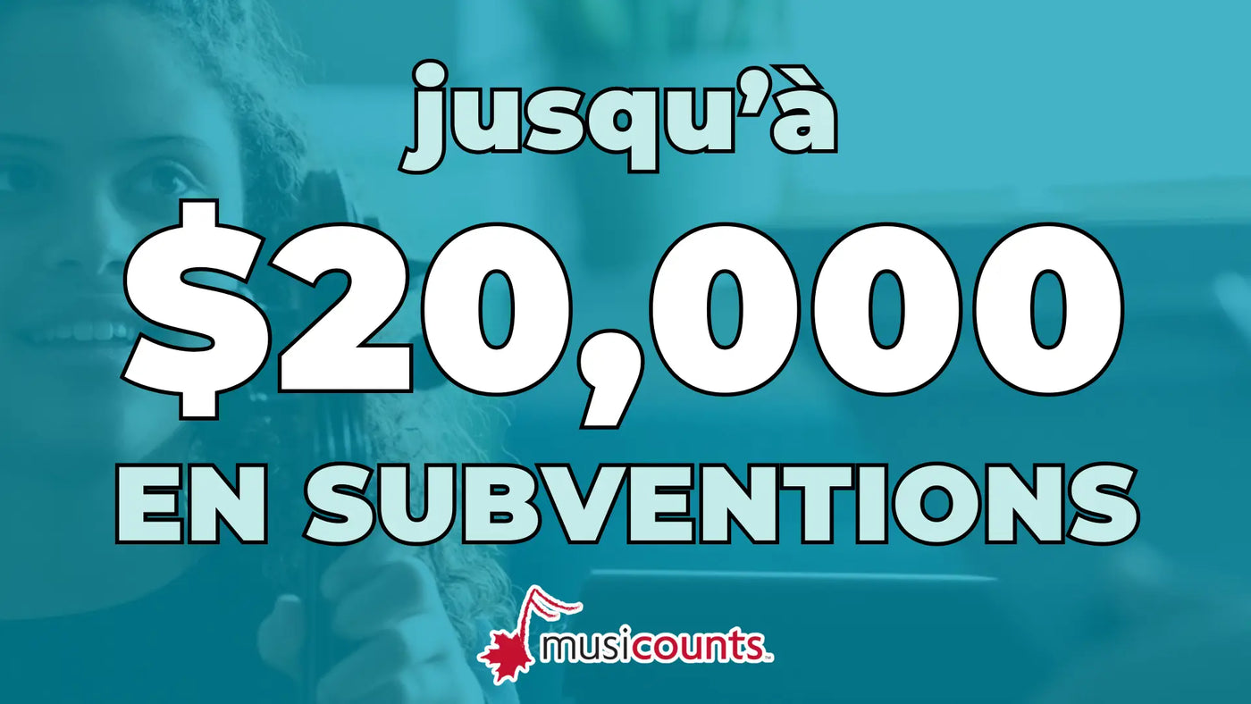 Financement de musique scolaire MusiCounts: postulez dès maintenant pour jusqu’à 20 000 $