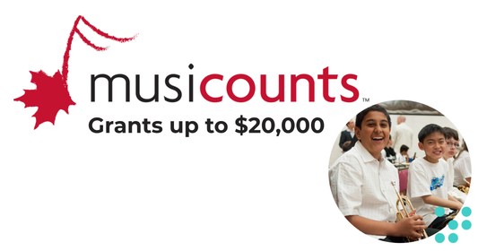 MusiCounts School Music Funding: Apply for Up to $20,000