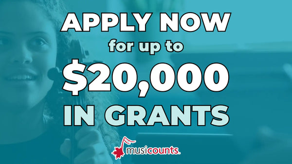 MusiCounts School Music Funding: Apply Now for up to $20,000 - 2025