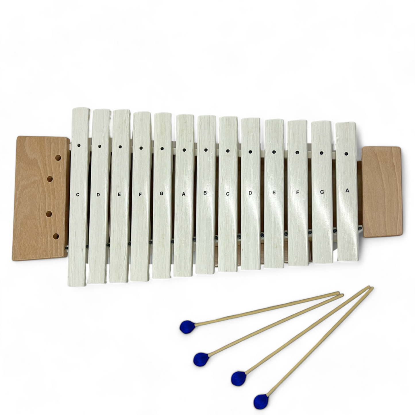 EMUS White Alto Fibreglass Xylophone - EFAW-16