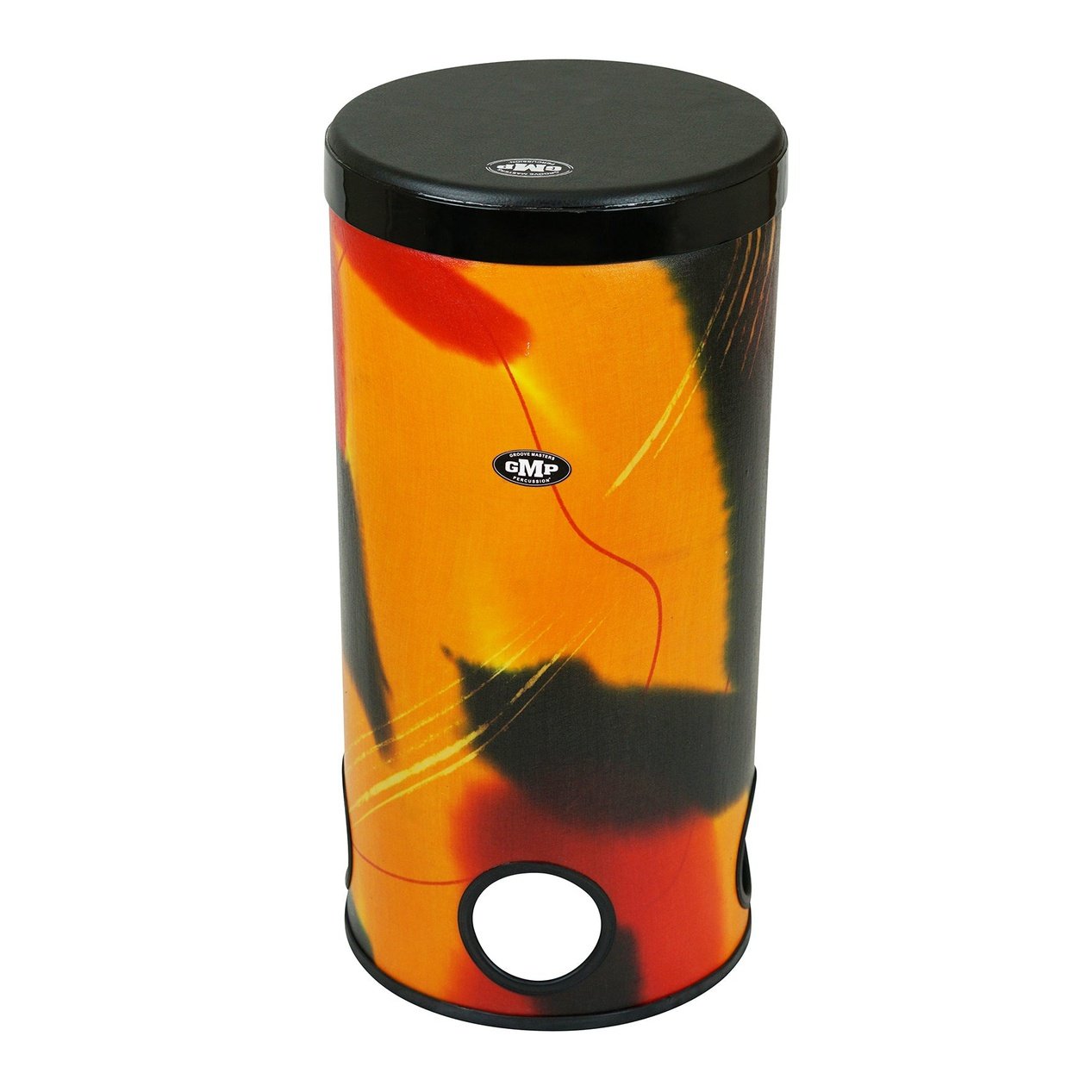3-Piece Stackable Tubolo Set Abstract Orange - TUBO-STK-SET3-10C - Groove Masters Percussion