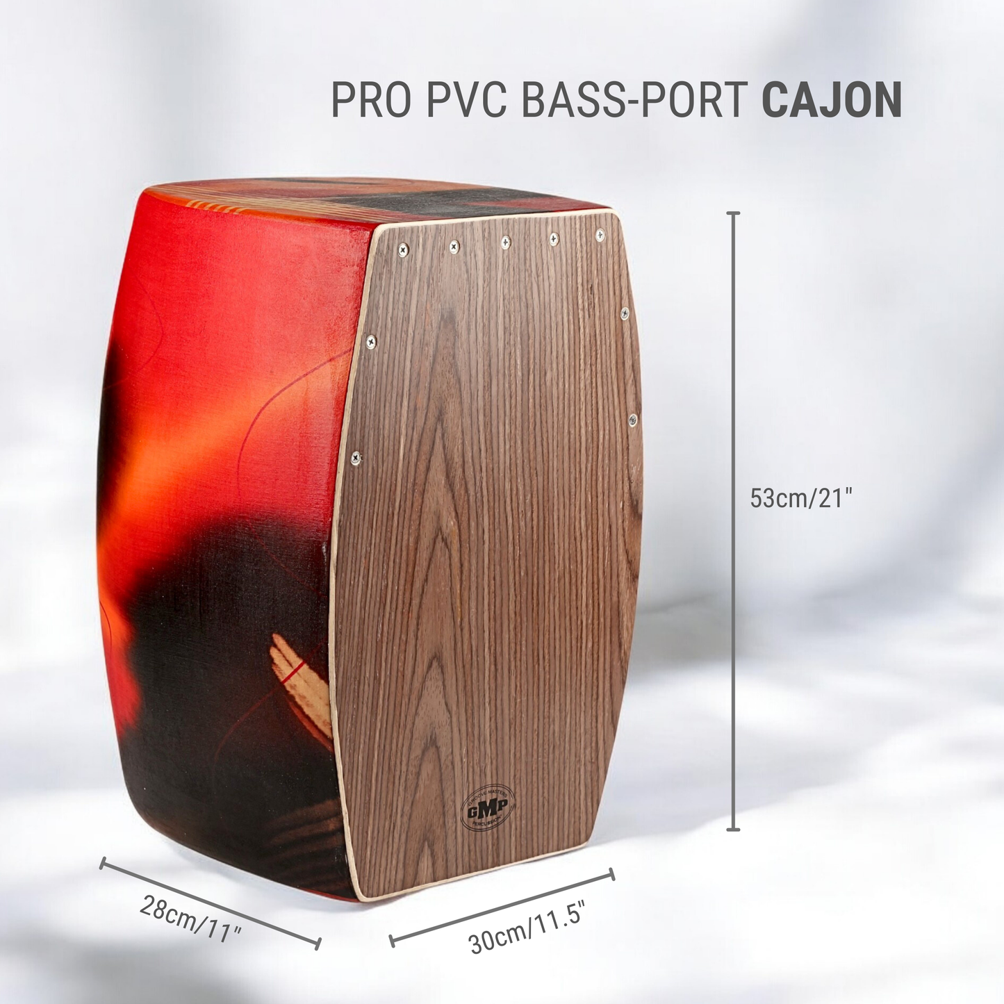 Cajon Bass Port de GMP, Orange - CAJON-PVC-10C