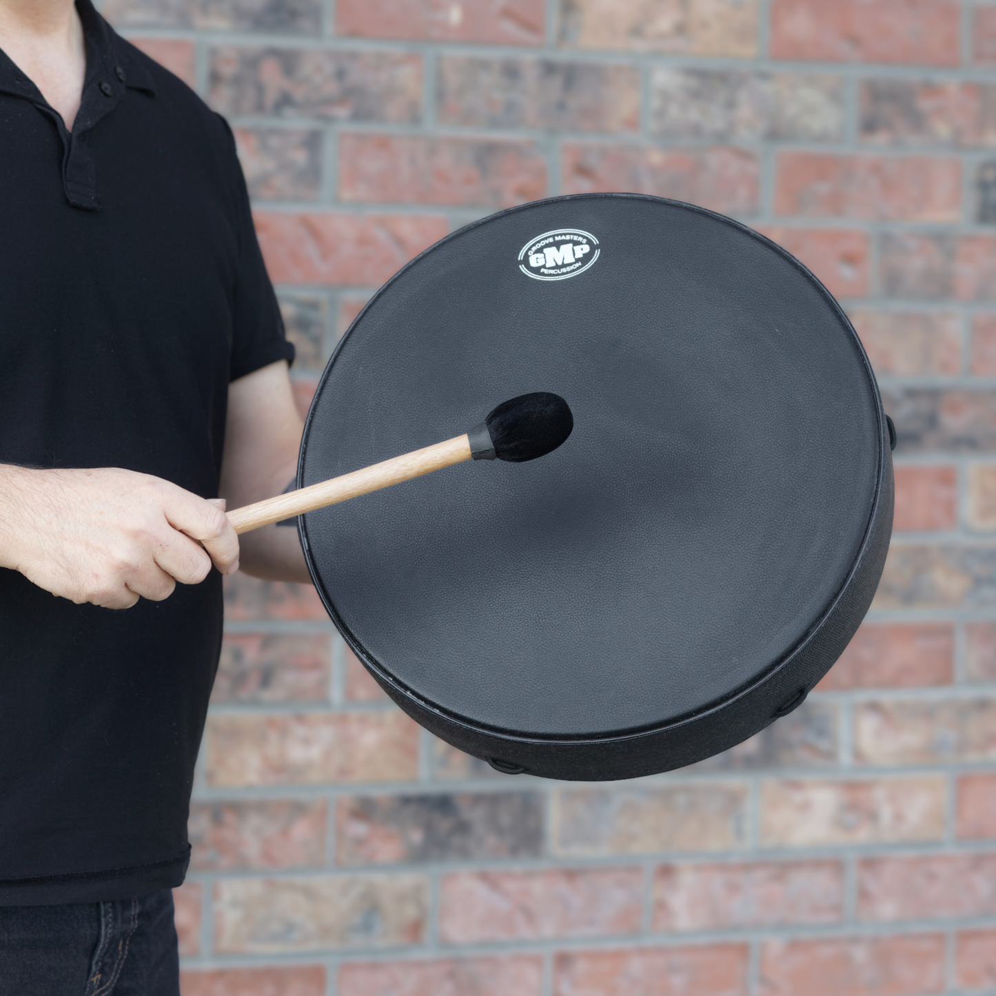 GMP Buffalo Frame Drum w/ Mallet, Napa Vinyl Head - BDNS-16