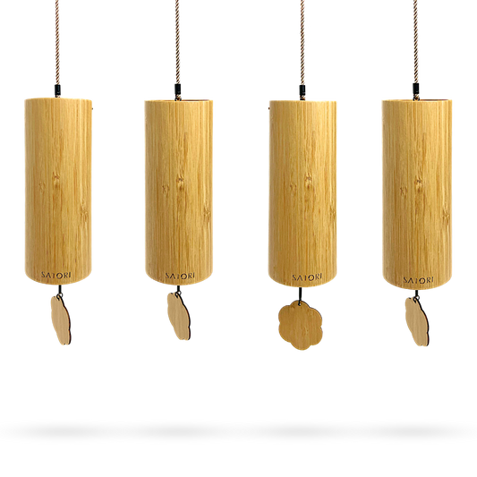 SATORI Bamboo + Aluminum 8-Note Wind Chimes (4 Styles)