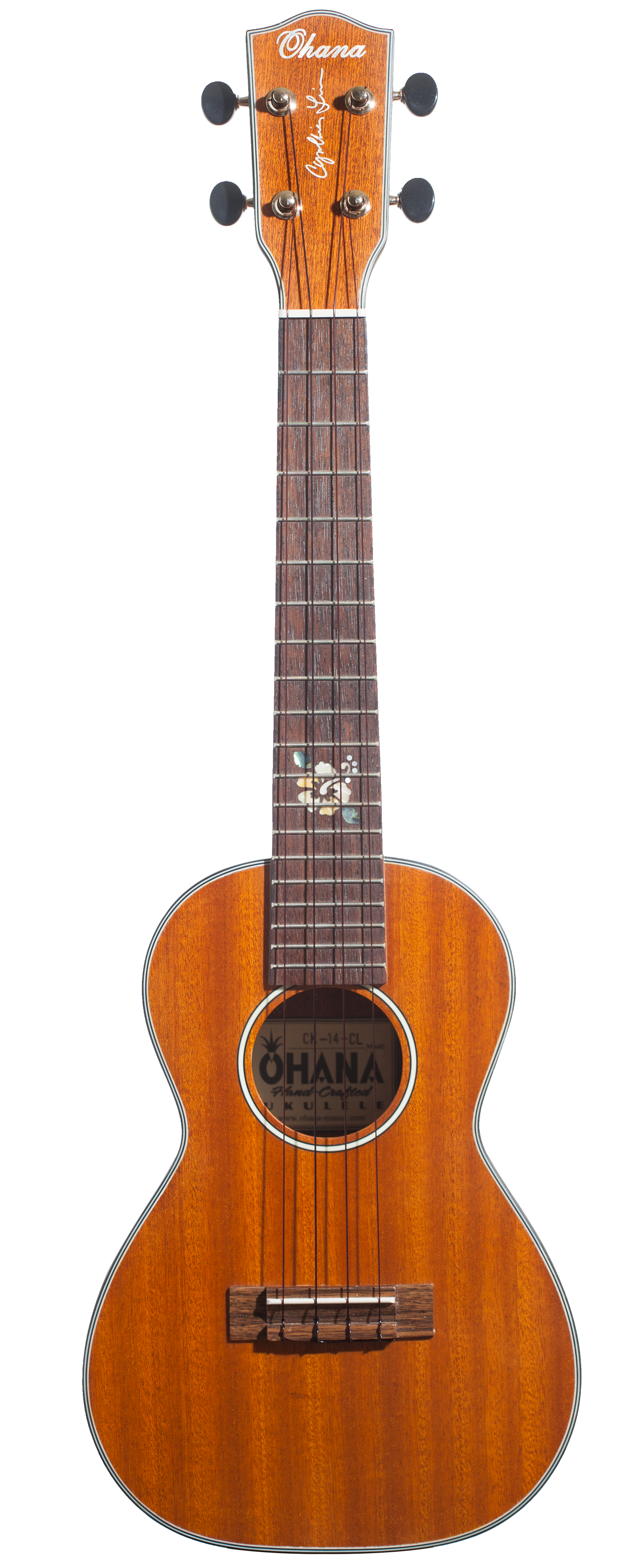 Ohana - Cynthia Lin Signature Concert Ukulele  - CK-14CL