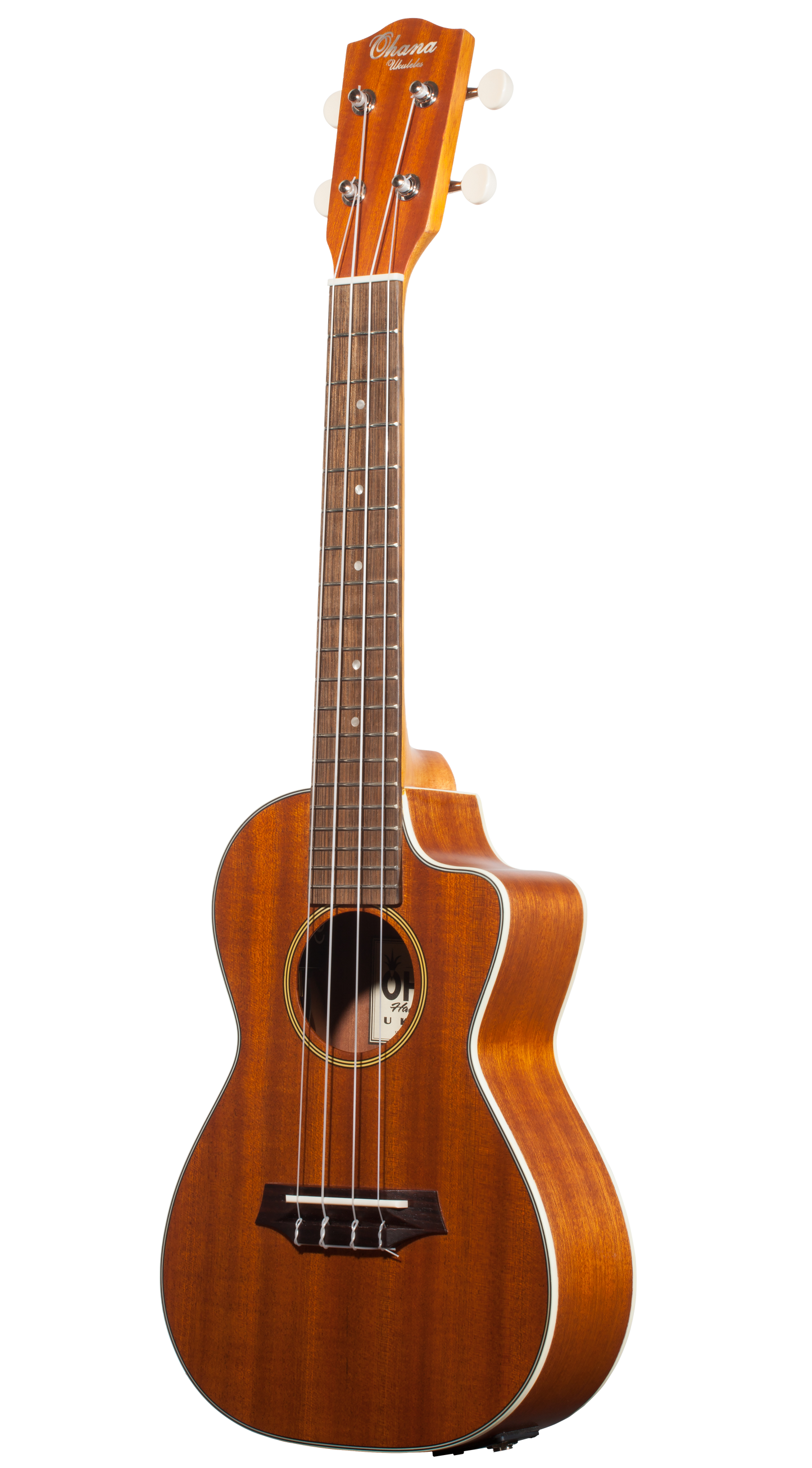 Ohana Concert Ukulele, solid Mahogany top - O-CK-20CE