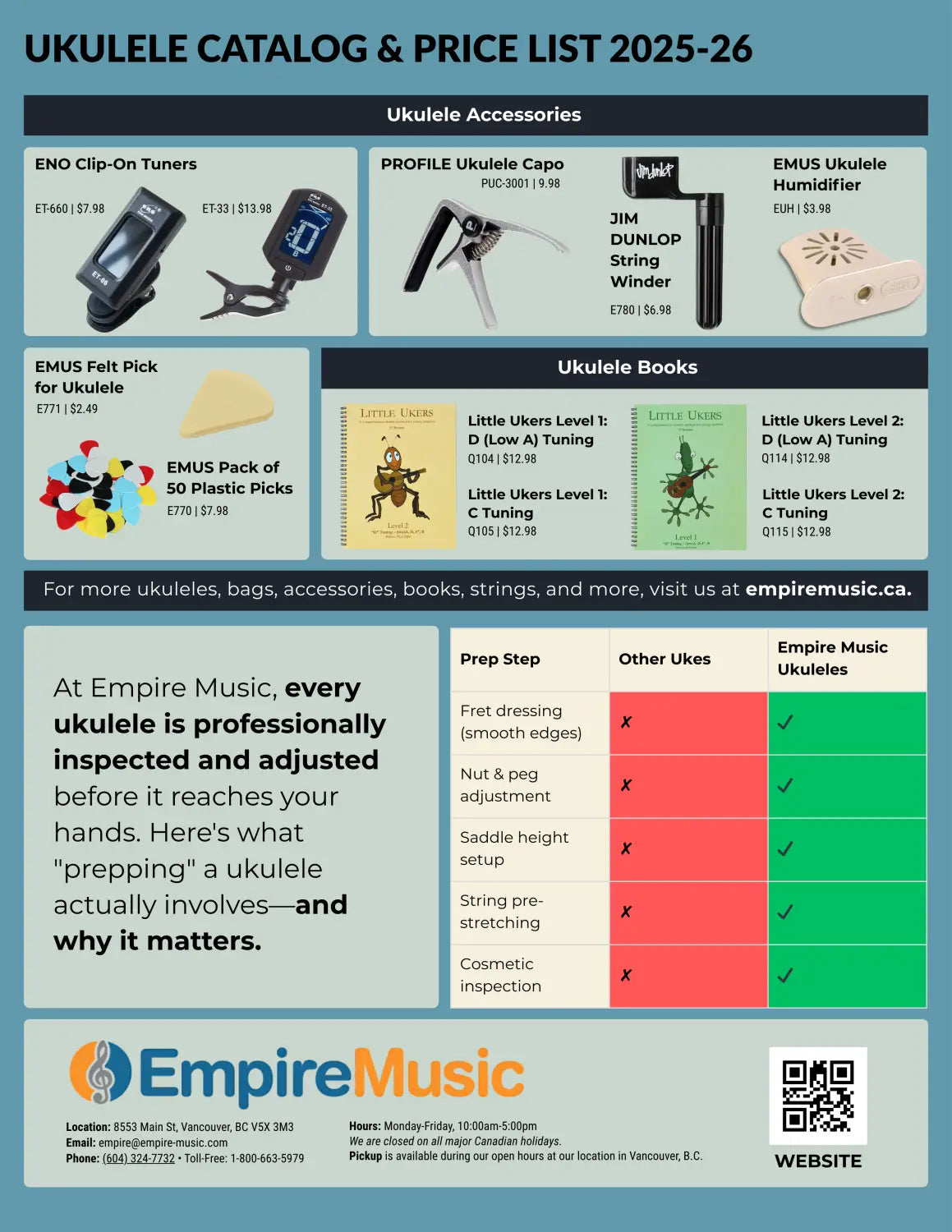 Ukulele catalog preview B