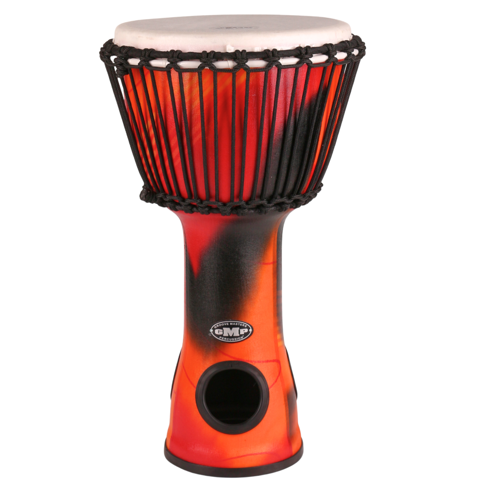 DJEMBES | GMP AIRDRUM™ DJEMBE ROPE TUNED ABSTRACT ORANGE | 3 SIZES