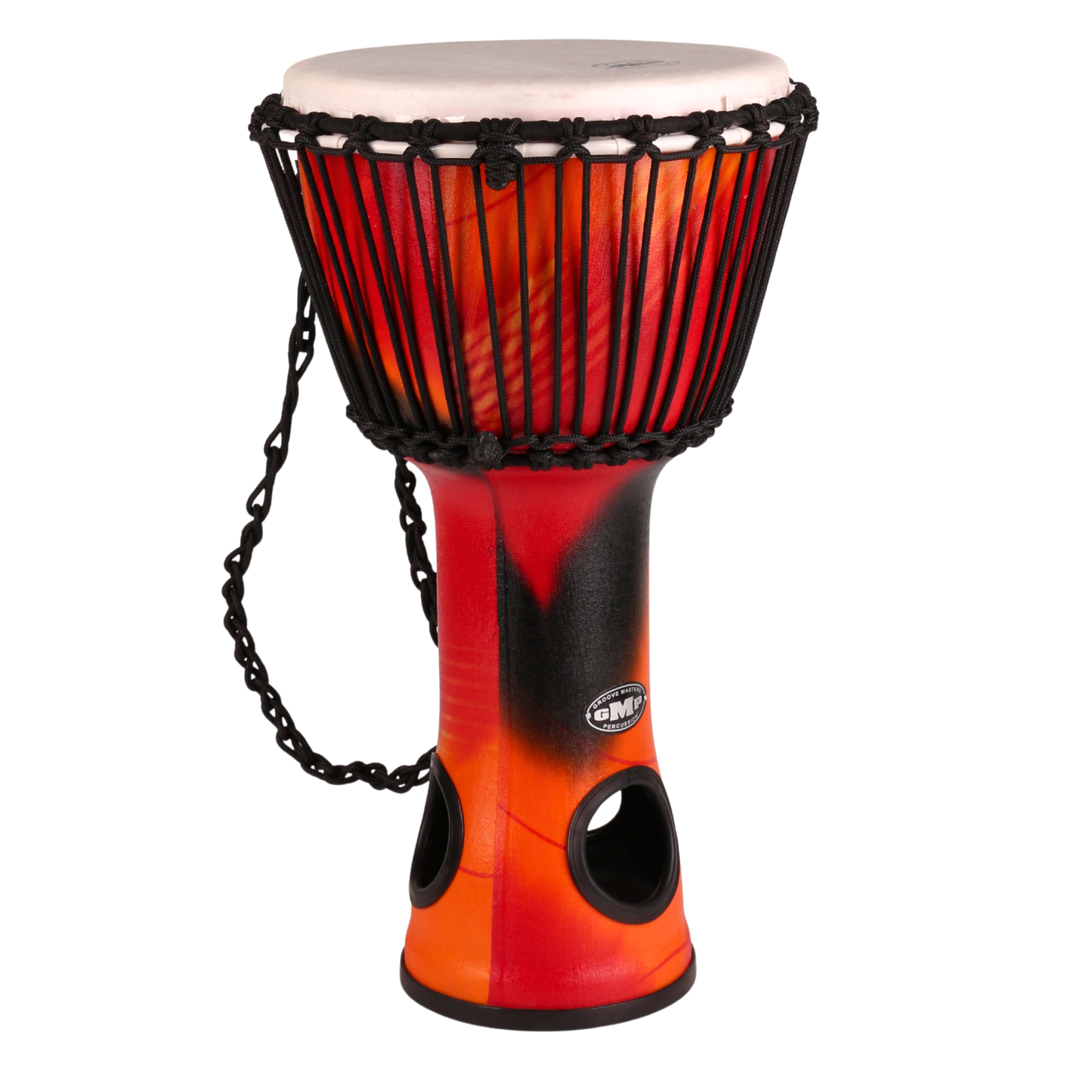 DJEMBES | GMP AIRDRUM™ DJEMBE ROPE TUNED ABSTRACT ORANGE | 3 SIZES