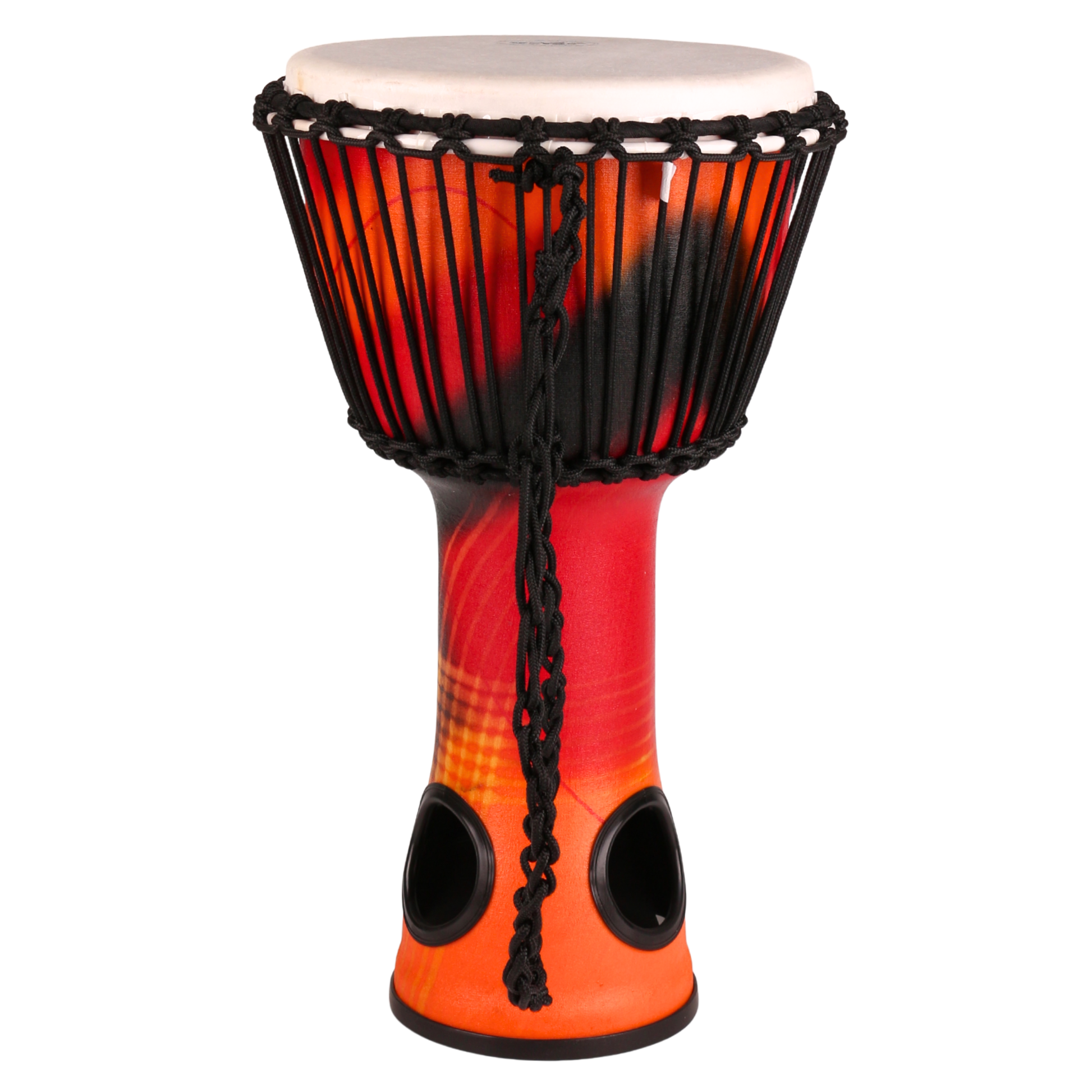 DJEMBES | GMP AIRDRUM™ DJEMBE ROPE TUNED ABSTRACT ORANGE | 3 SIZES