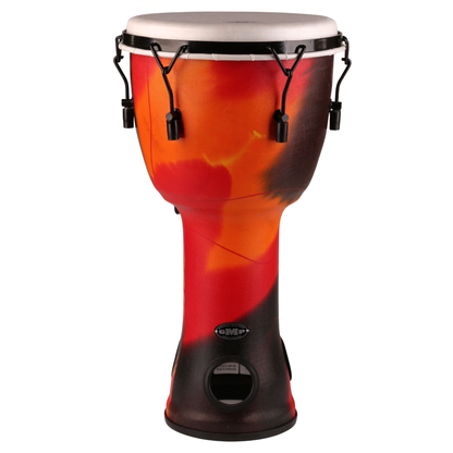 DJEMBES | GMP AIRDRUM™ DJEMBE LUG-TUNED (TUNEABLE) ABSTRACT ORANGE | 3 SIZES