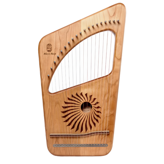19-string Lyre Harp, "Light on Earth" design - LYRE-LOE19