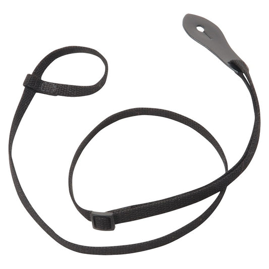 Strap for Ukulele or Mandolin, Black Cotton - M19C-BLK