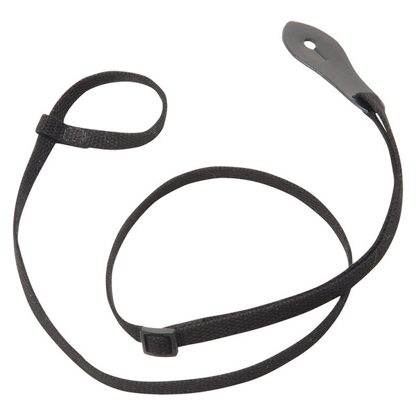 Strap for Ukulele or Mandolin, Black Cotton - M19C-BLK
