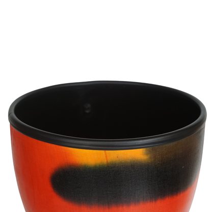 Djembés emboitables de Groove Masters, ensemble de 3 (Orange abstrait) - NESTDRUM-10C