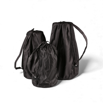 Djembés emboîtables de Groove Masters, ensemble de 3 (Bleu Océan) - NESTDRUM-1C