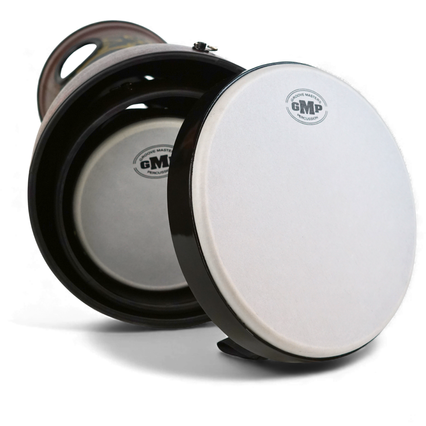 Djembés emboîtables de Groove Masters, ensemble de 3 (Caraïbe) - NESTDRUM-17C