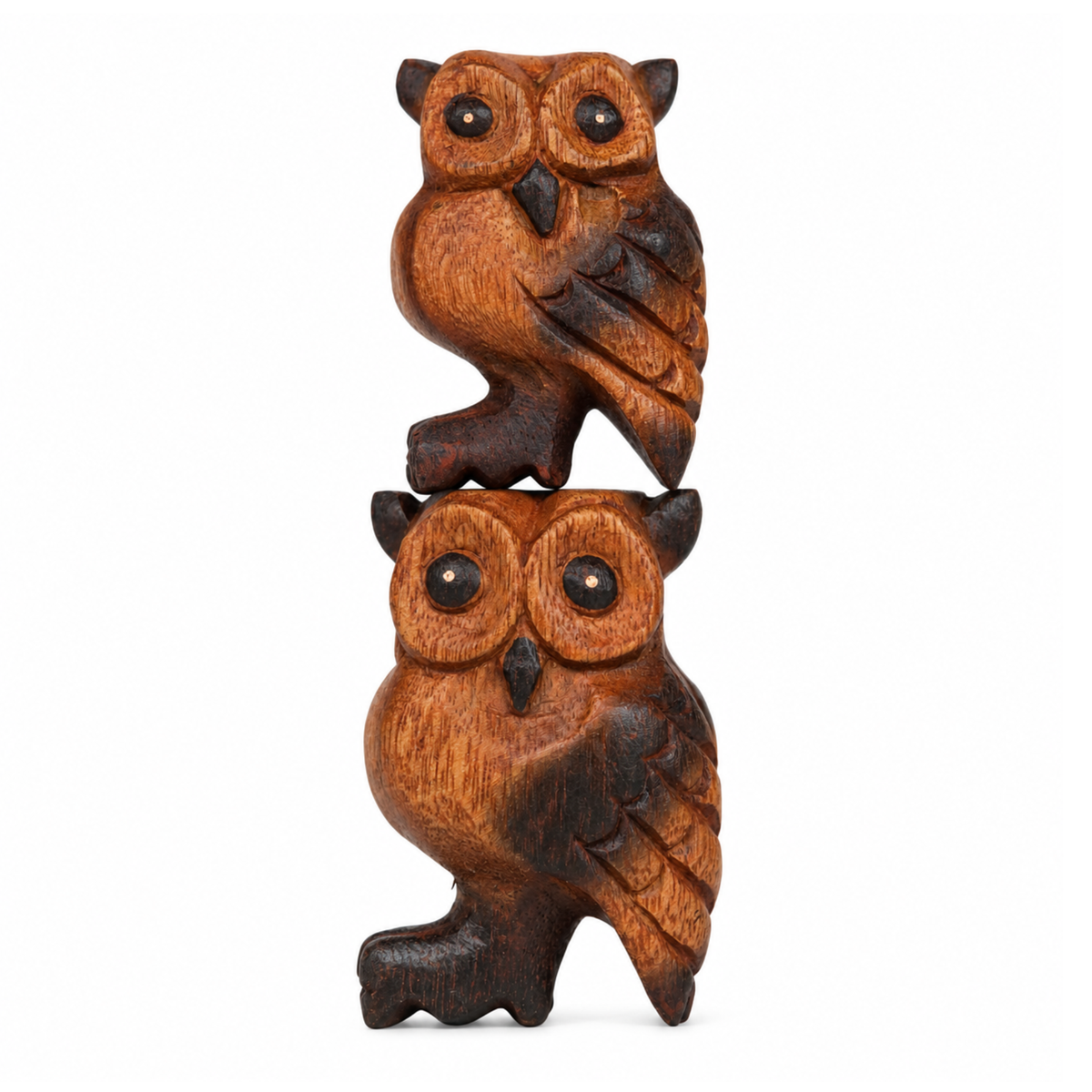 GMP wooden owl whistles, 3" and 4" (OWL-3, OWL-4)
