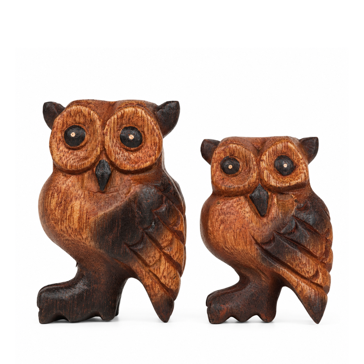 GMP wooden owl whistles, 3" and 4" (OWL-3, OWL-4)