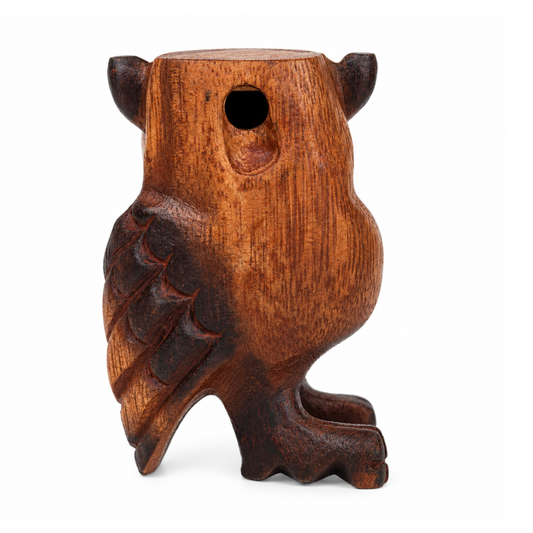 GMP wooden owl whistle, 4" (OWL-4)
