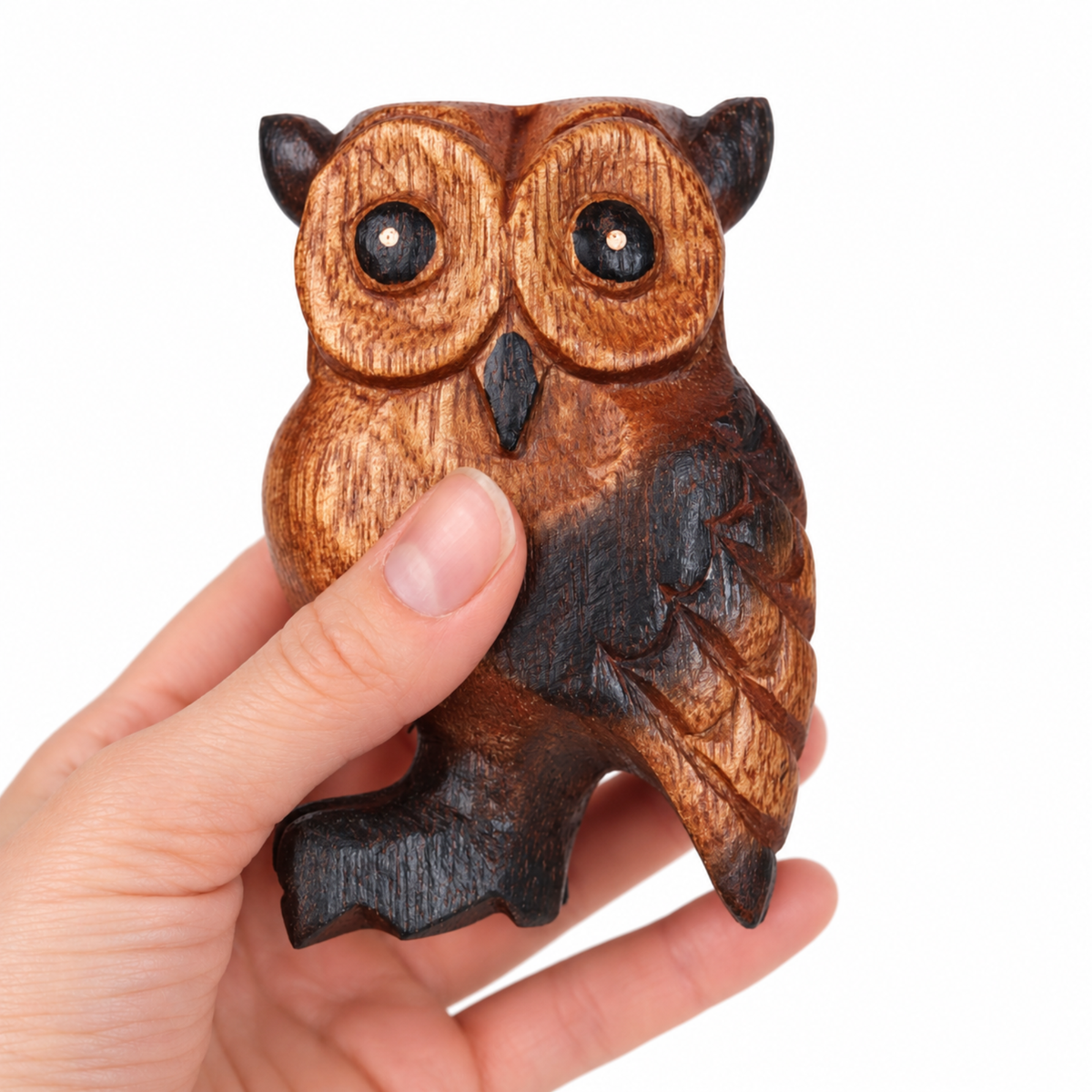 GMP wooden owl whistle, 4" (OWL-4)