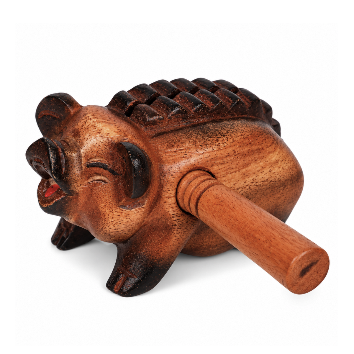 GMP Wooden Pig Guiro with Scraper, 4" - PIG-4