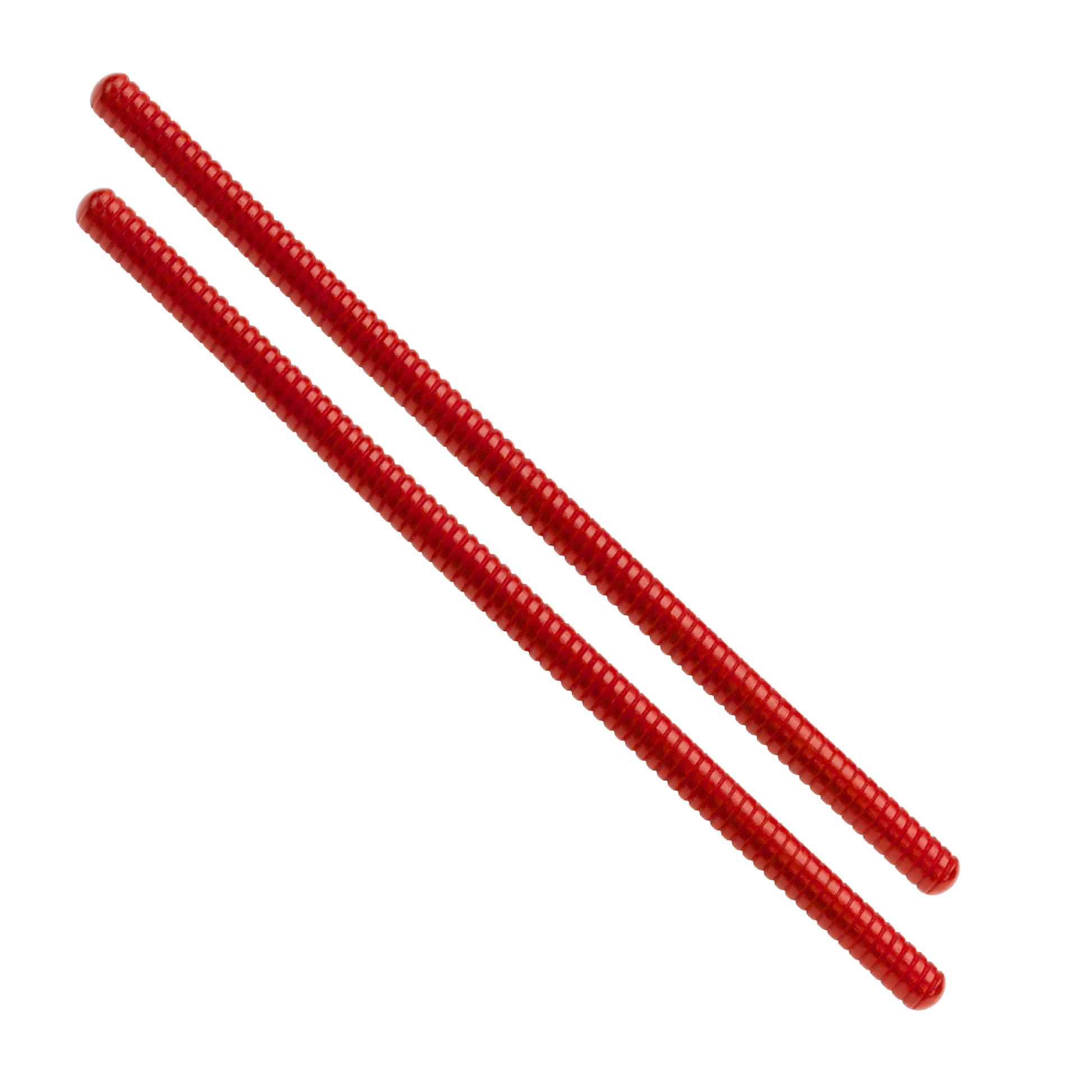 CLAVES | EMUS: RHYTHM STICKS PAIR FLUTED - E635 (RED OR BLUE)