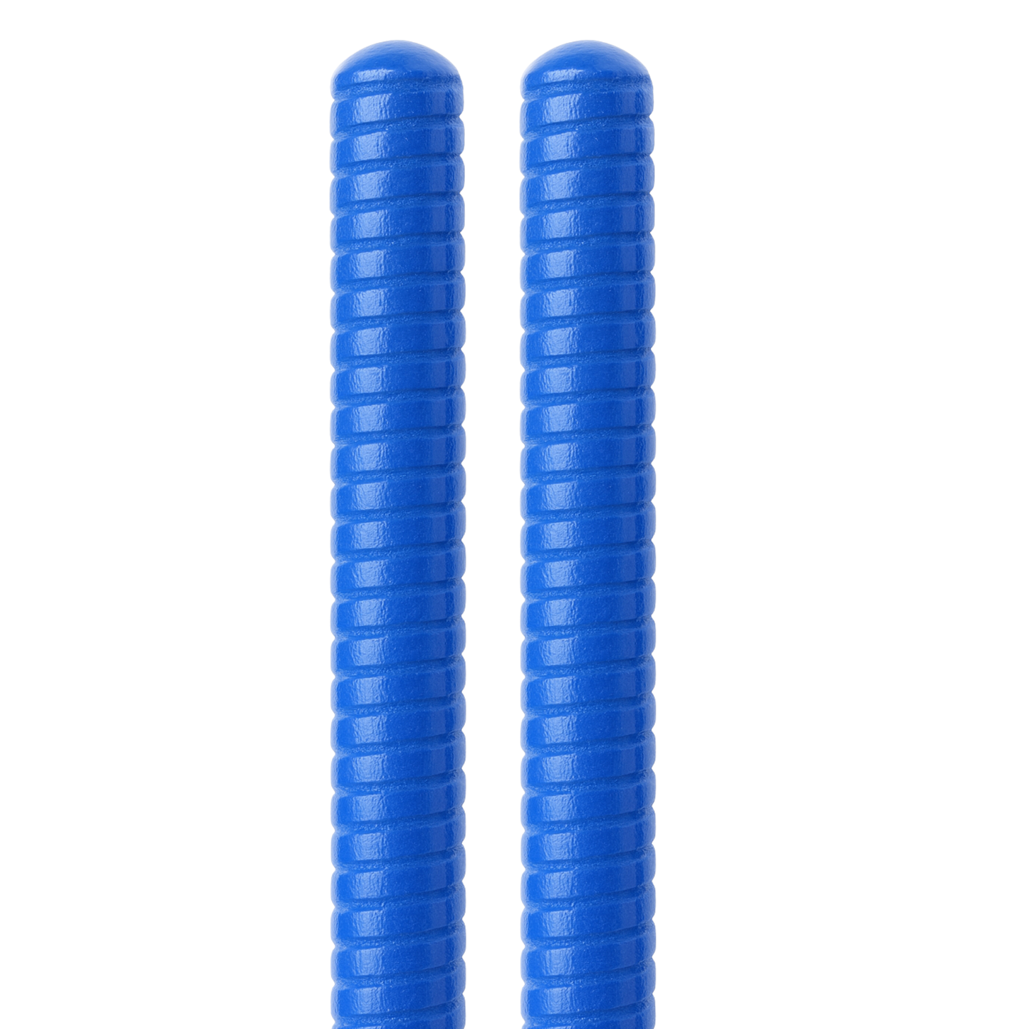 CLAVES | EMUS: RHYTHM STICKS PAIR FLUTED - E635 (RED OR BLUE)