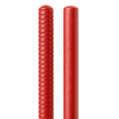 MUSICAL INSTRUMENTS | EMUS: RHYTHM STICKS PAIR FLUTED & PLAIN - E634 (RED