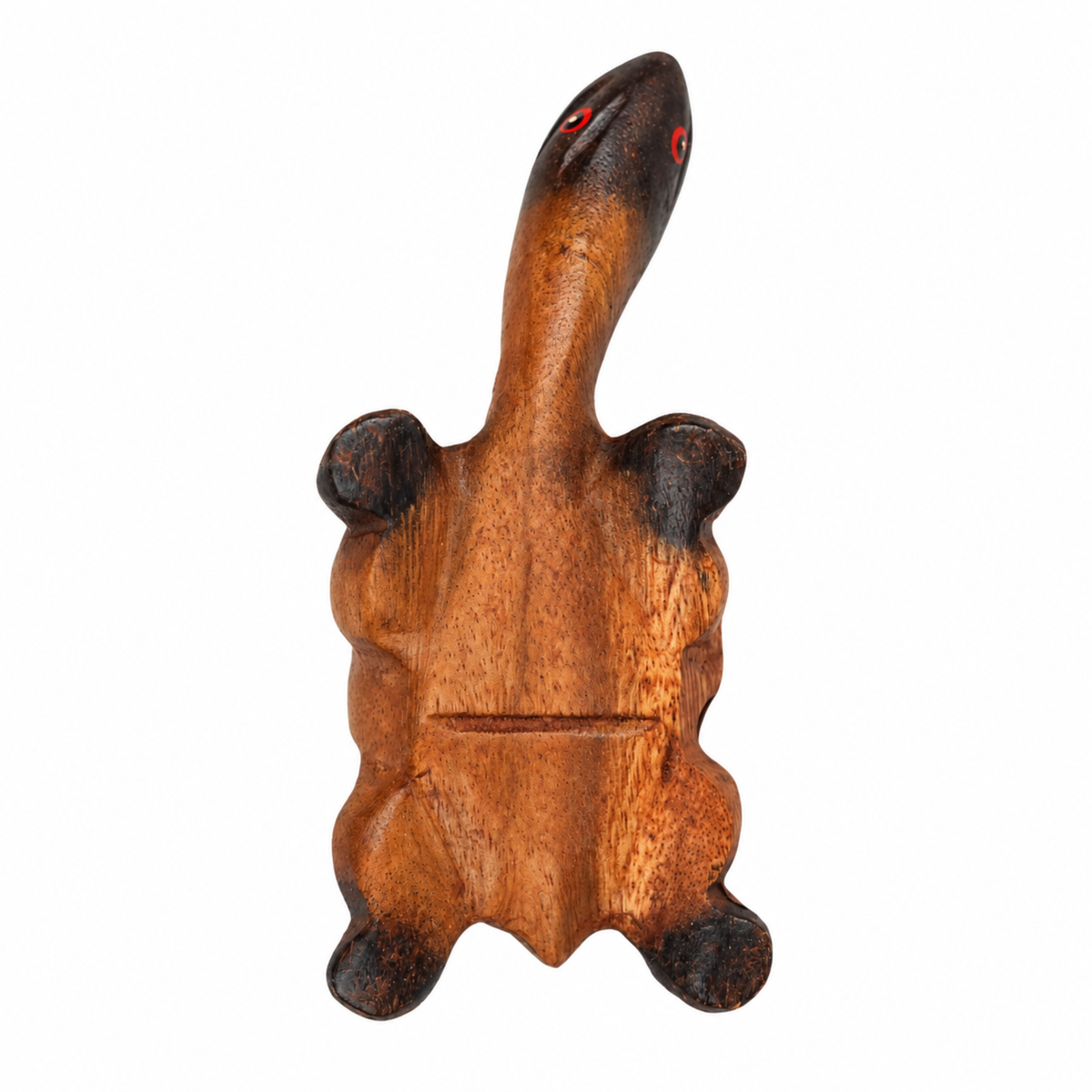 GMP Wooden Turtle Guiro with Scraper, 5" - TURTLE