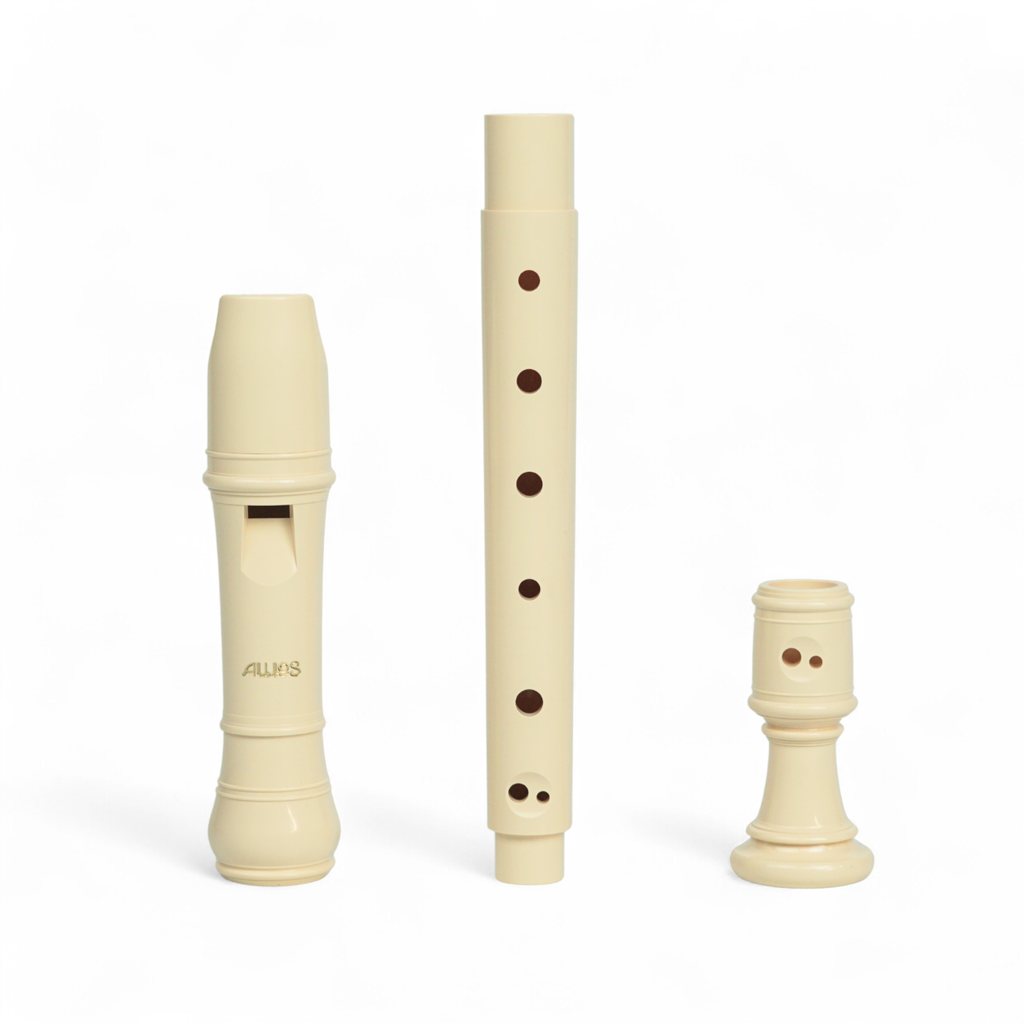 AULOS 3-piece ENGLISH/Baroque Soprano Recorder - E303 - Aulos