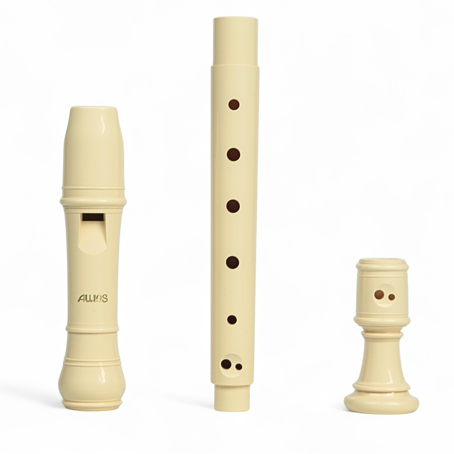 AULOS 3-piece GERMAN-fingering Soprano Recorder - E302 - Aulos
