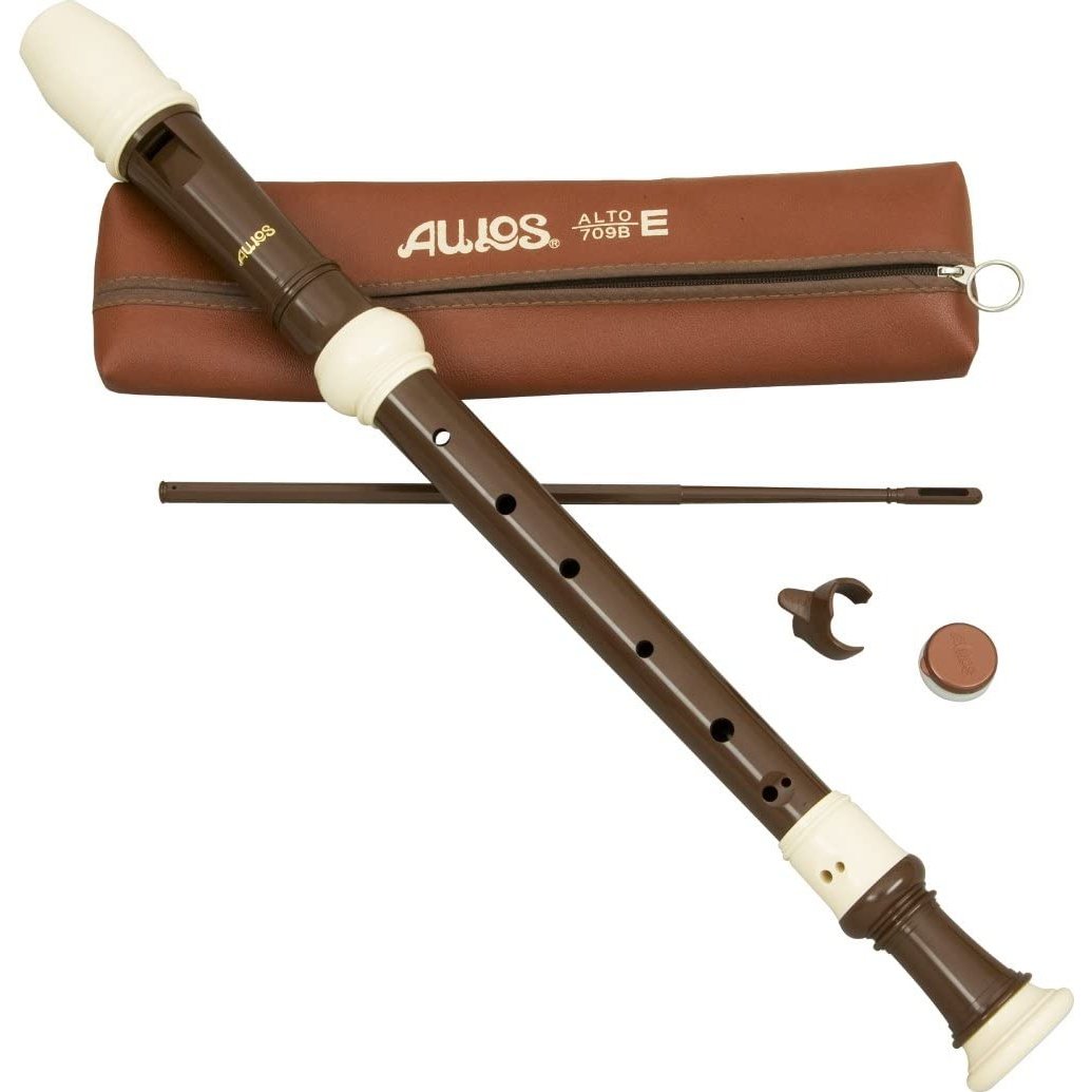 AULOS Haka Style Alto English/Baroque Recorder - E709B - Empire Music Co. Ltd-Recorders-Aulos