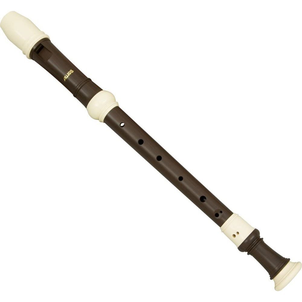 AULOS Haka Style Alto English/Baroque Recorder, Wood Grain - E709BW - Empire Music Co. Ltd-Recorders-Aulos