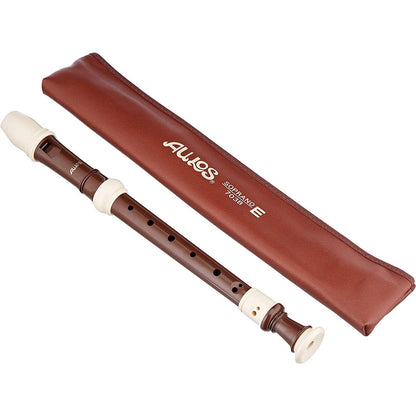 AULOS 3-Piece Haka Style English/Baroque Soprano Recorder - E703B - Empire Music Co. Ltd-Recorders-Aulos