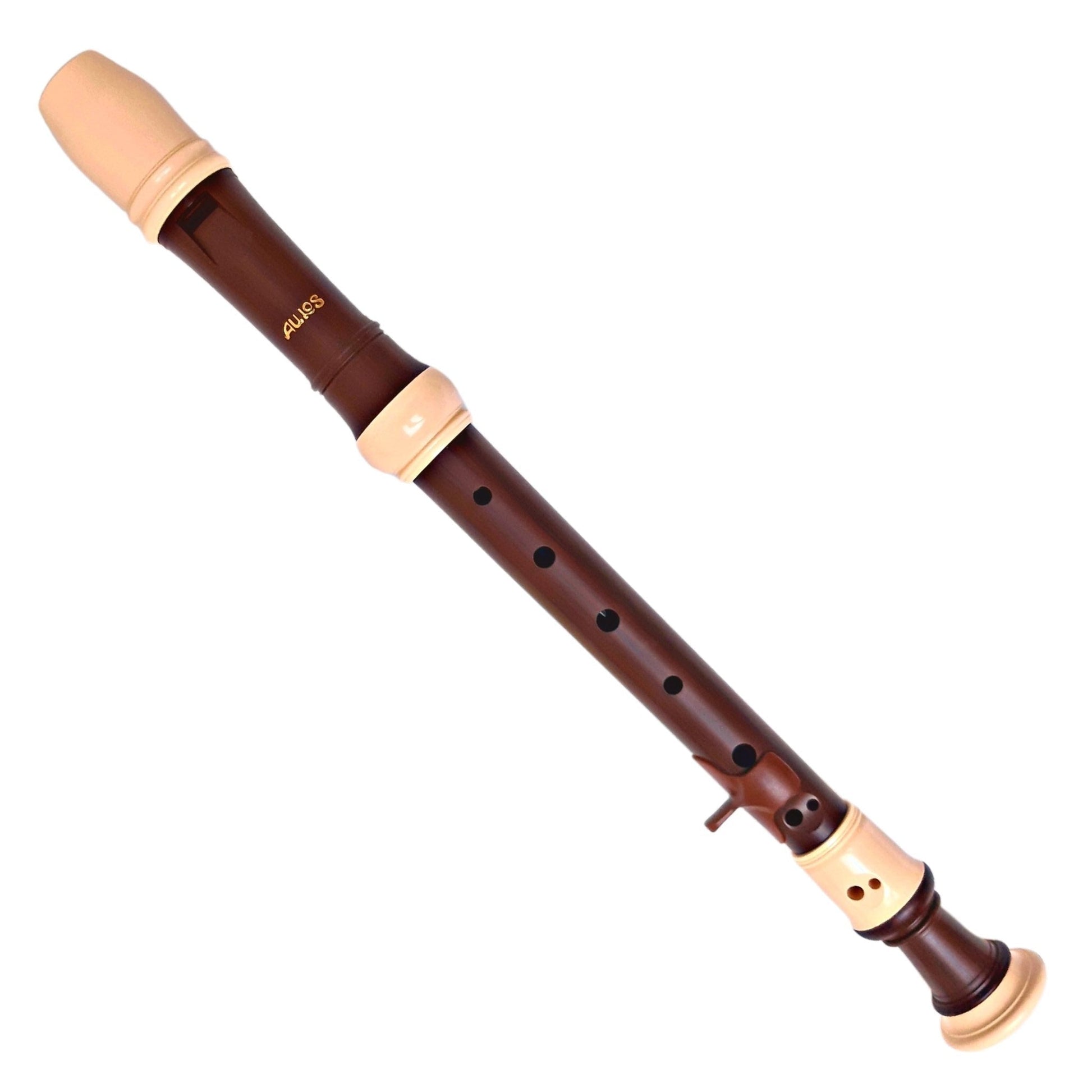 AULOS 3-Piece Haka Style English/Baroque Soprano Recorder, Wood Grain - E703BW - Empire Music Co. Ltd-Recorders-Aulos
