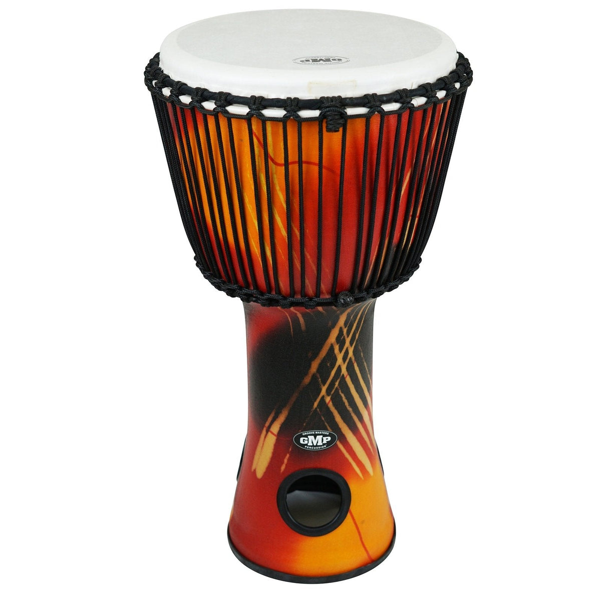 B-STOCK | AirDrum Rope-Tuned Abstract Orange - BST-ESP10-AIR-10C - Groove Masters Percussion