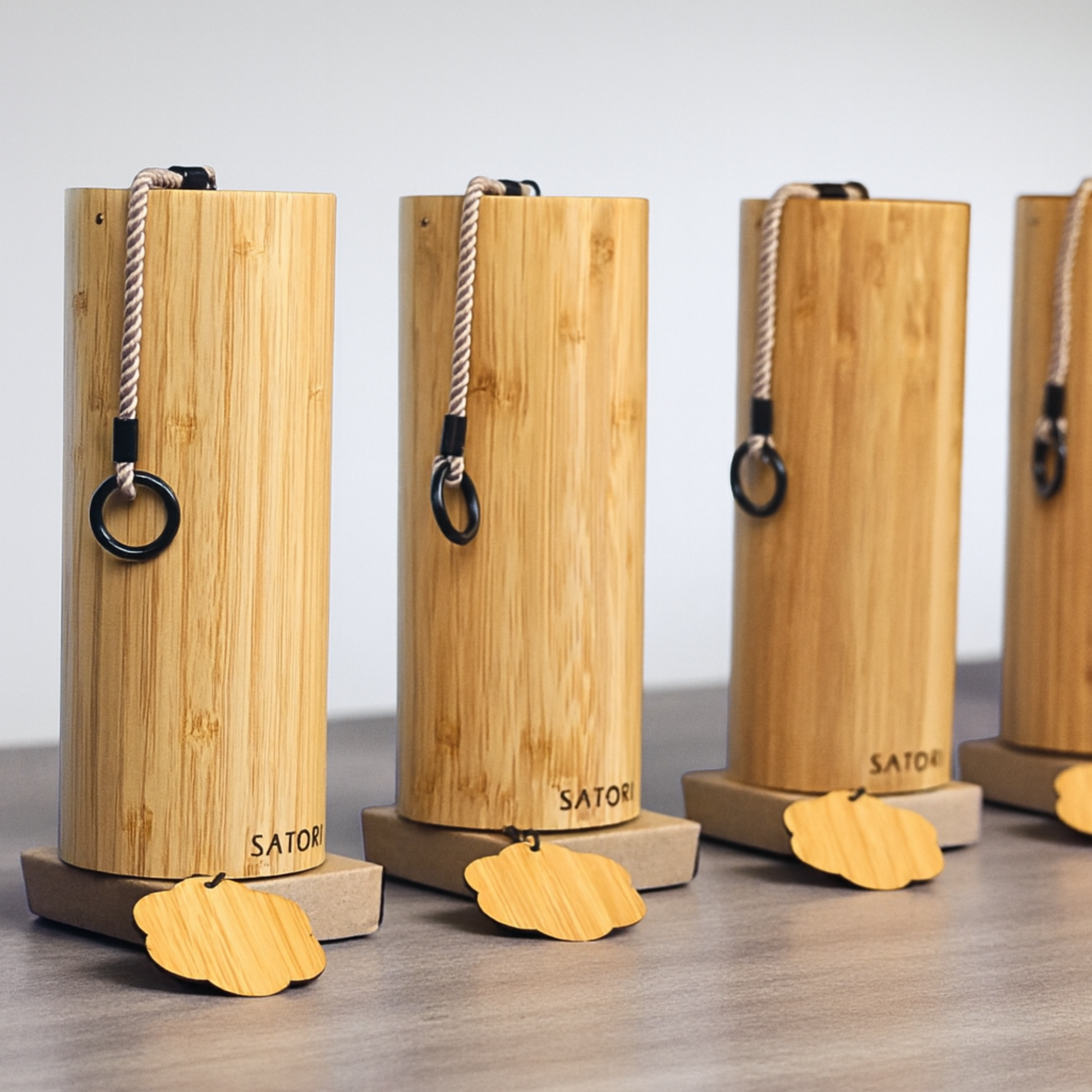 WIND CHIMES | MUSIC THERAPY: SATORI BAMBOO + ALUMINUM 8-NOTE