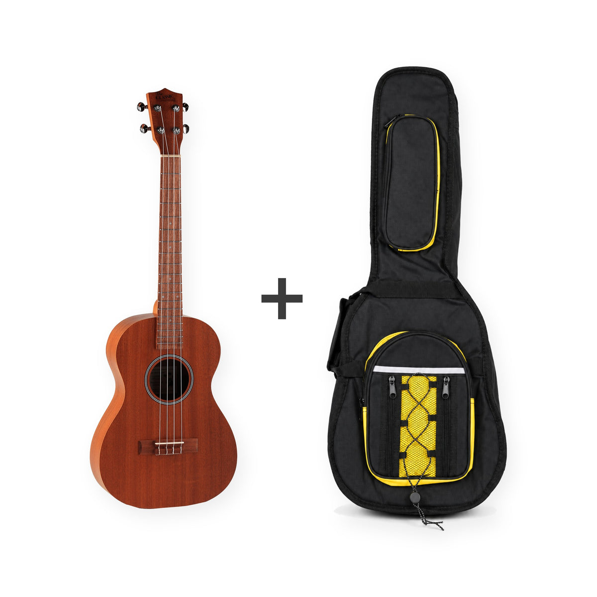 THE CLASSIC Baritone Ukulele CL900M + EBB-31 padded bag bundle