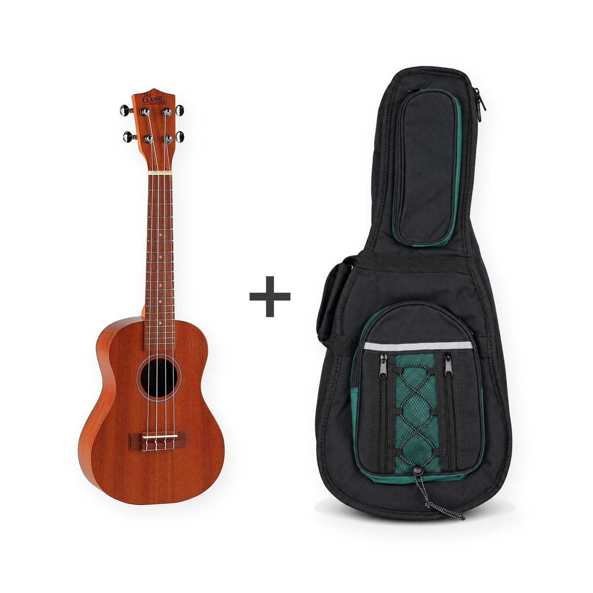 THE CLASSIC Tenor Ukulele CL600M + ETB-26 padded bag bundle