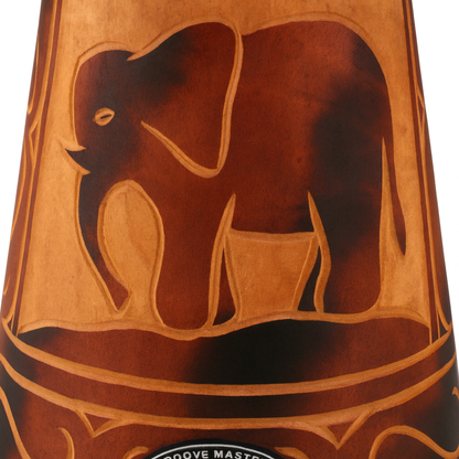 GMP Elephant Carved Djembe - DJ40ZC-B2 (3 sizes)